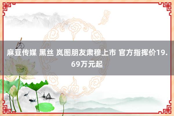 麻豆传媒 黑丝 岚图朋友肃穆上市 官方指挥价19.69万元起