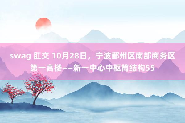 swag 肛交 10月28日，宁波鄞州区南部商务区第一高楼——新一中心中枢筒结构55