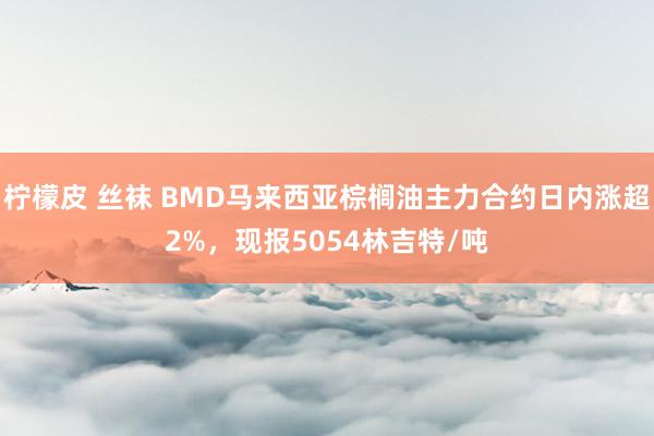 柠檬皮 丝袜 BMD马来西亚棕榈油主力合约日内涨超2%，现报5054林吉特/吨