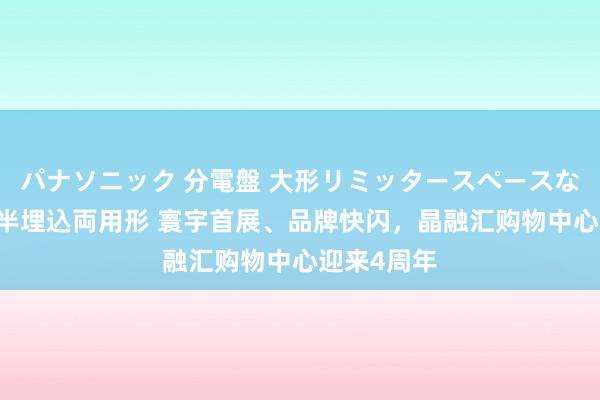 パナソニック 分電盤 大形リミッタースペースなし 露出・半埋込両用形 寰宇首展、品牌快闪，晶融汇购物中心迎来4周年